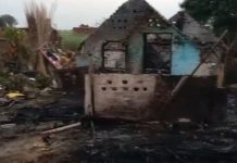 धौलपुर के चितौरा गांव में घर में आग लगने से युवती झुलसी