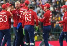 टी-20 विश्वकप : इंग्लैंड ने श्रीलंका को 51 रनों से हराया