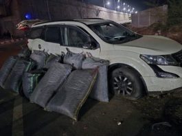 कोटा में कार से 150 किलो डोडा-चूरा जब्त, दो तस्कर गिरफ्तार