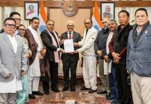 खेमचंद सिंह ने मणिपुर में भाजपा के नेतृत्व वाली राजग सरकार बनाने का दावा पेश किया