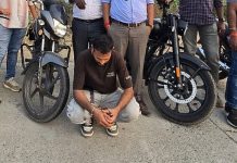 मोटरसाइकिल चोरी के मामले में सोशल मीडिया रील स्टार अरेस्ट