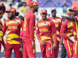 टी-20 विश्वकप : वेस्टइंडीज ने जिम्बाब्वे को 107 रनों से हराया