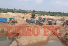 आबूरोड में बजरी के नाम पर सरकार को डबल चूना