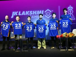 जेके लक्ष्मी सीमेंट 2026 क्रिकेट लीग सीज़न में राजस्थान रॉयल्स का प्रिंसिपल स्पॉन्सर बना JK Lakshmi Cement becomes the principal sponsor for the Rajasthan Royals in 2026 Cricket League season