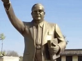 बड़ौदामेव में अम्बेडकर की प्रतिमा क्षतिग्रस्त करने से गांव में तनाव