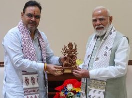 प्रधानमंत्री मोदी से राजस्थान के मुख्यमंत्री भजनलाल शर्मा ने की मुलाकात
