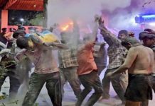 भीलवाड़ा में होलिका दहन की रात में भस्म आरती देखने श्मशान में उमड़े श्रद्धालु