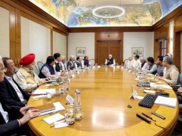 प्रधानमंत्री मोदी की अध्यक्षता में हुई सुरक्षा मामलों की समिति की बैठक