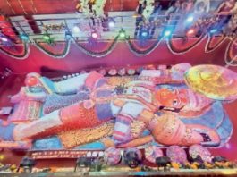 भीलवाड़ा के कारोई में हनुमान मंदिर को हटाने के विरोध में कस्बा बंद रहा