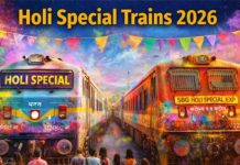 उत्तर-पश्चिम रेलवे : होली पर विभिन्न स्थानों के लिए विशेष ट्रेनों का होगा संचालन