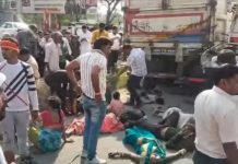 कौशांबी में ट्रेलर की टक्कर से पिकअप सवार 8 की मौत, 18 घायल