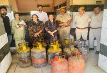 अजमेर जिले में रसद विभाग ने 19 घरेलू गैस सिलेण्डर किए जब्त