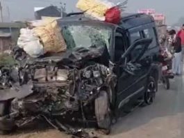 मधुबनी में स्कार्पियो और मिनी ट्रक की टक्कर में 5 की मौत, दो घायल