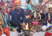 उदयपुर में दिव्यांग सामूहिक विवाह समारोह में 51 जोड़े विवाह बंधन में बंधे