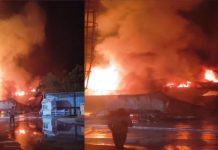 नीमराणा में एसी फैक्ट्री में आग से करोड़ों रुपए का नुकसान