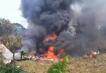 कोलंबिया में सैन्य विमान दुर्घटना में 66 सैनिकों की मौत