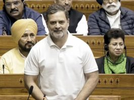 राहुल गांधी को बोलने से रोकने पर जोरदार हंगामा, कार्यवाही स्थगित