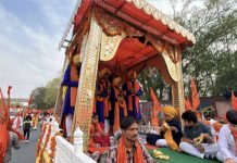 जयपुर में भव्य रूप से निकली 10वीं राम नवमीं शोभायात्रा