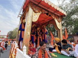 जयपुर में भव्य रूप से निकली 10वीं राम नवमीं शोभायात्रा