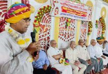 माली समाज के सामूहिक विवाह सम्मेलन के उपलक्ष्य में गणेश प्रसादी व सम्मान समारोह आयोजित