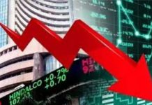 सेंसेक्स में 1,097 अंक की गिरावट, पांच दिन में 4 प्रतिशत लुढ़का