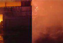 भिवाड़ी-खुशखेड़ा में रात को तेल फैक्ट्री लगी आग