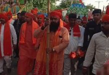 अलवर में 12वीं विशाल हनुमान ध्वज यात्रा का आयोजन