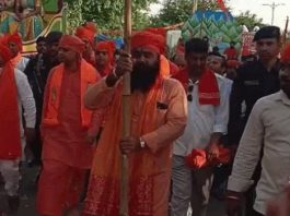 अलवर में 12वीं विशाल हनुमान ध्वज यात्रा का आयोजन