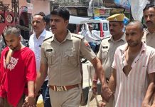 बारां में अपहरण-फिरौती के दो आरोपियों का सिर मुंडवाकर शहर में घुमाया