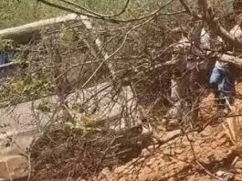 पुष्कर घाटी में अनियंत्रित बस खाई में गिरी, 3 की मौत, दो दर्जन से ज्यादा घायल