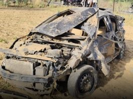 झुंझुनूं में कार पलटने से तीन दोस्तों की मौत