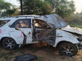 झुंझुनूं में भीषण कार हादसे में तीन दोस्तों की मौत