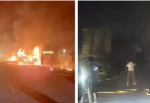 चूरू में बोलेरो-डंपर की भिड़ंत में 3 युवकों की जलकर मौत, 5 झुलसे