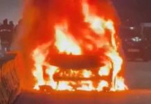 अलवर : कार में आग लगने से एक ही परिवार के 5 लोगों की जलकर मौत