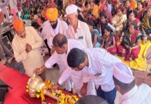 रामराज्य की स्थापना के लिए देशभर में 850 से अधिक स्थानों पर सामूहिक गदा पूजन