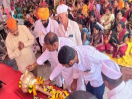 रामराज्य की स्थापना के लिए देशभर में 850 से अधिक स्थानों पर सामूहिक गदा पूजन