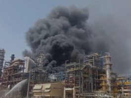 पचपदरा रिफाइनरी की एक यूनिट में अचानक लगी आग, प्रधानमंत्री का कार्यक्रम स्थगित