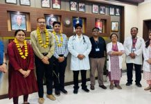 जेएलएन मेडिकल कॉलेज में RMCTA की नई कार्यकारिणी ने शपथ ग्रहण की