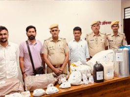जोधपुर में एक ओर ड्रग फैक्ट्री का खुलासा, करोड़ों की ड्रग्स बरामद