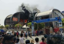 राजस्थान में कोटा के सिटी मॉल में भीषण आग