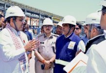 भजनलाल ने मोदी के रिफाइनरी उद्घाटन कार्यक्रम की तैयारियों का किया निरीक्षण