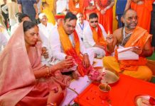 मुख्यमंत्री भजनलाल शर्मा पुष्कर में शत गायत्री पुरश्चरण महायज्ञ में हुए शामिल