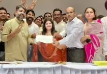 अम्बाला नगर निगम की मेयर बनीं भाजपा उम्मीदवार अक्षिता सैनी