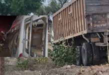 बीकानेर में टैम्पो टैवलर-ट्रक की टक्कर से 3 लोगों की मौत, 13 घायल