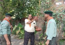 शिक्षा मंत्री मदन दिलावर के जन्मदिवस पर पक्षियों के लिए लगाए परिंडे