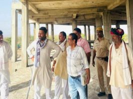 देवनारायण बोर्ड अध्यक्ष ओमप्रकाश भड़ाना ने किया निर्माणाधीन आवासीय बालिका विद्यालयों का निरीक्षण