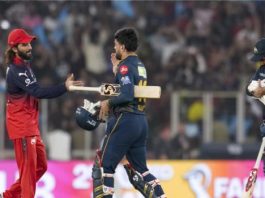 IPL 2026 : गुजरात टाइटंस ने रॉयल चैलेंजर्स बेंगलूरु को 4 विकेट से हराया