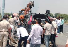 अपहृत युवक की तलाश में हरियाणा गई जालौन पुलिस टीम हरियाणा में हादसे का शिकार, 5 की मौत