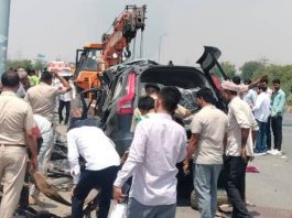 अपहृत युवक की तलाश में हरियाणा गई जालौन पुलिस टीम हरियाणा में हादसे का शिकार, 5 की मौत