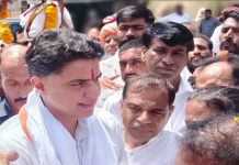 अजमेर के कांग्रेसजनों ने किया सचिन पायलट का भव्य स्वागत